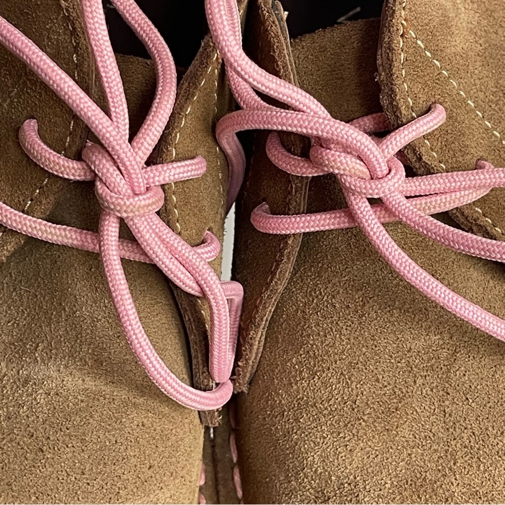 Veldskoen Heritage Uhambo Chukka Boots Pink Sole Suede Lace Up Women’s Size 6 - Picture 8 of 15